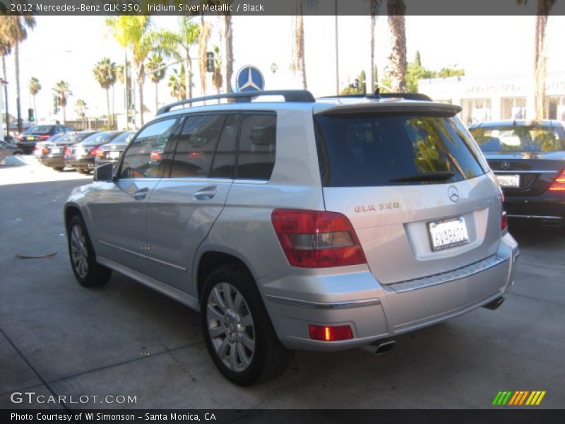 Iridium Silver Metallic / Black 2012 Mercedes-Benz GLK 350