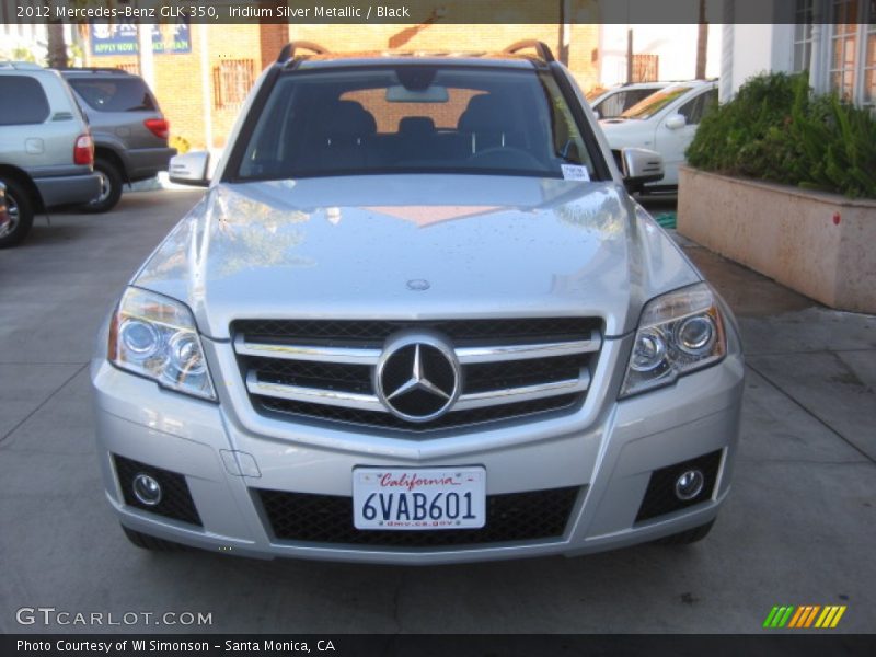 Iridium Silver Metallic / Black 2012 Mercedes-Benz GLK 350