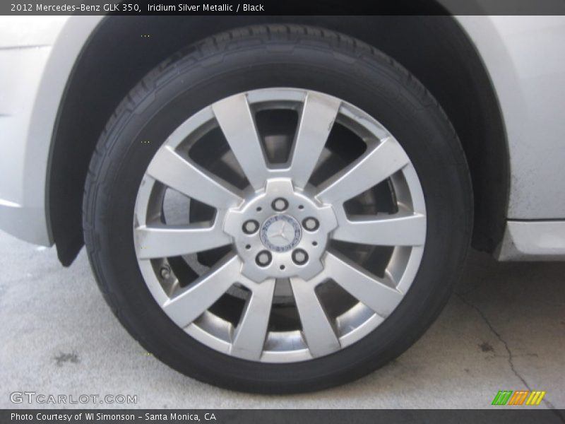 Iridium Silver Metallic / Black 2012 Mercedes-Benz GLK 350