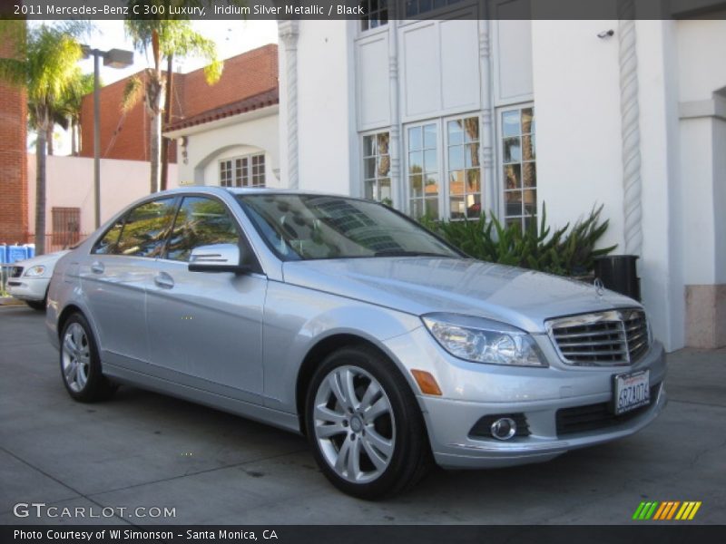 Iridium Silver Metallic / Black 2011 Mercedes-Benz C 300 Luxury