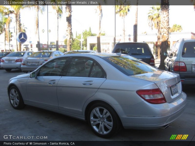 Iridium Silver Metallic / Black 2011 Mercedes-Benz C 300 Luxury