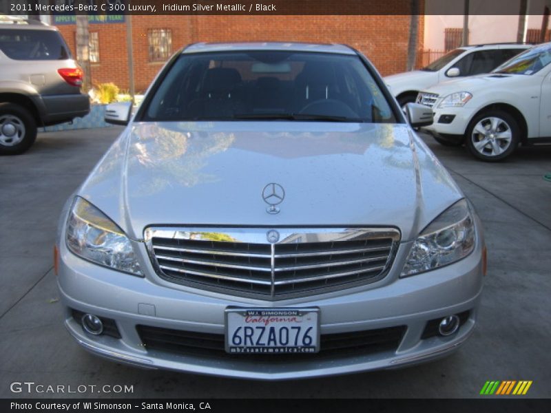 Iridium Silver Metallic / Black 2011 Mercedes-Benz C 300 Luxury