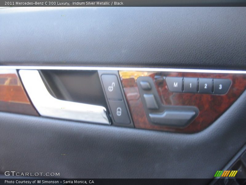 Iridium Silver Metallic / Black 2011 Mercedes-Benz C 300 Luxury