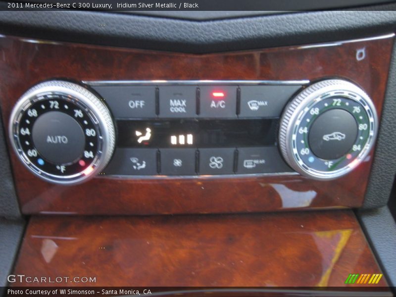 Iridium Silver Metallic / Black 2011 Mercedes-Benz C 300 Luxury