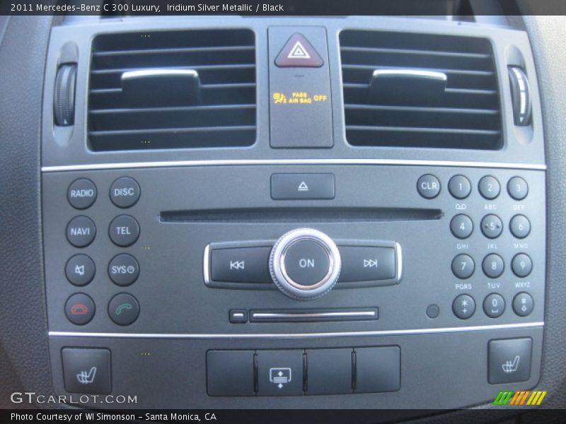 Iridium Silver Metallic / Black 2011 Mercedes-Benz C 300 Luxury