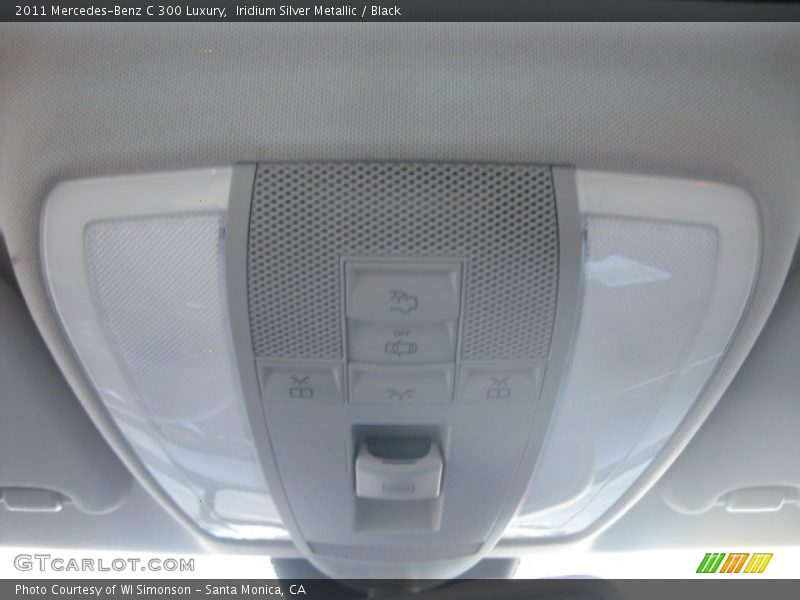 Iridium Silver Metallic / Black 2011 Mercedes-Benz C 300 Luxury