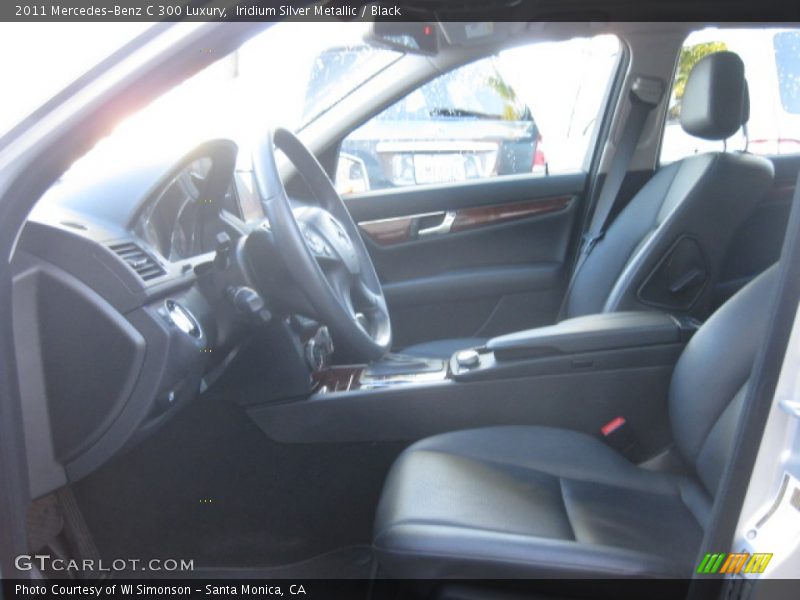 Iridium Silver Metallic / Black 2011 Mercedes-Benz C 300 Luxury