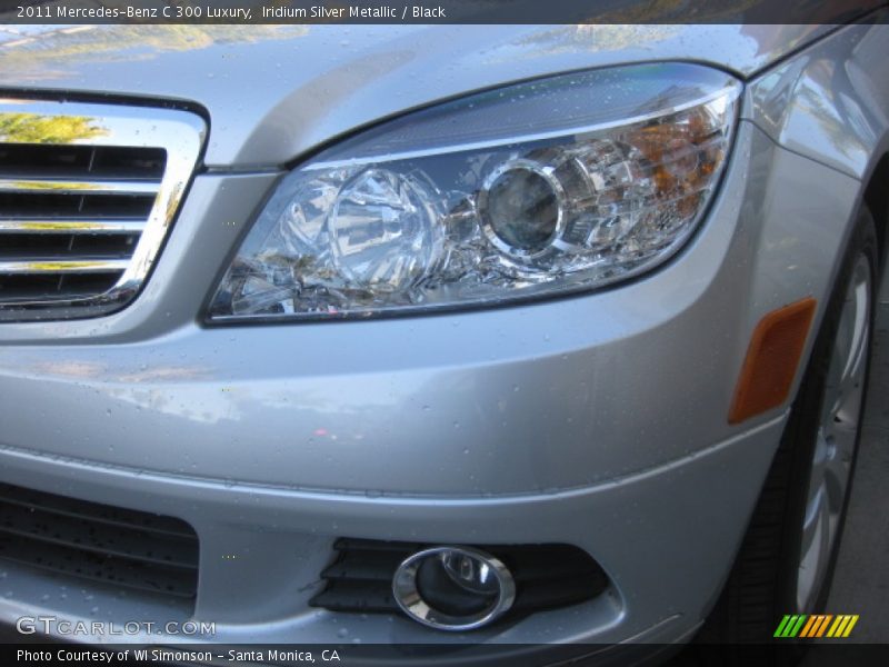 Iridium Silver Metallic / Black 2011 Mercedes-Benz C 300 Luxury