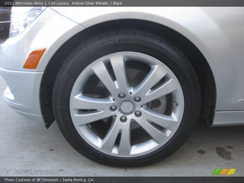 Iridium Silver Metallic / Black 2011 Mercedes-Benz C 300 Luxury