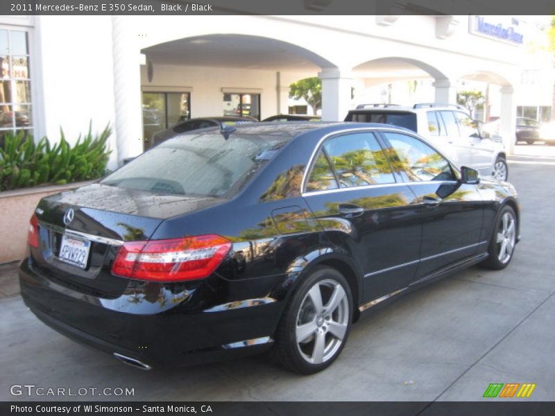 Black / Black 2011 Mercedes-Benz E 350 Sedan