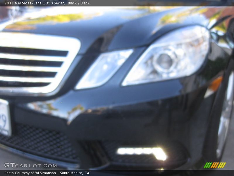 Black / Black 2011 Mercedes-Benz E 350 Sedan