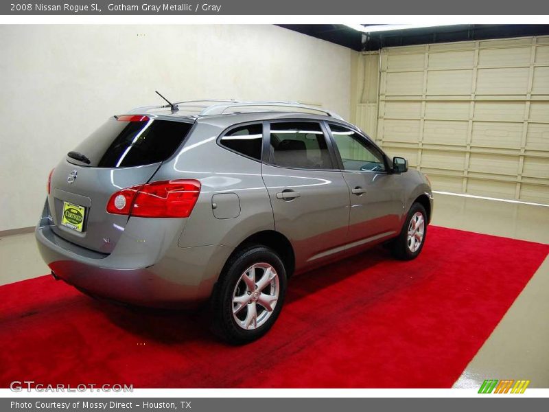 Gotham Gray Metallic / Gray 2008 Nissan Rogue SL