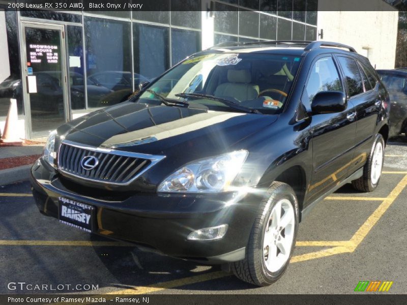 Black Onyx / Ivory 2008 Lexus RX 350 AWD