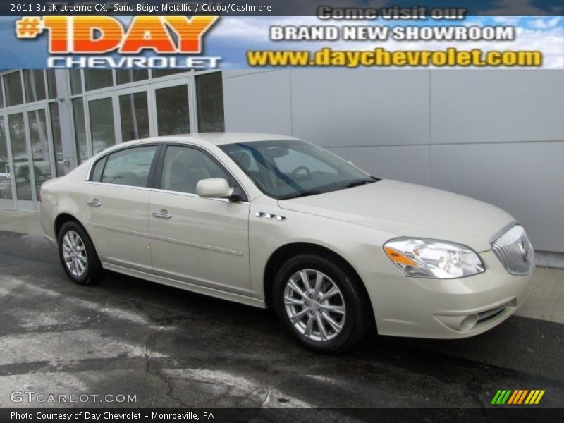 Sand Beige Metallic / Cocoa/Cashmere 2011 Buick Lucerne CX