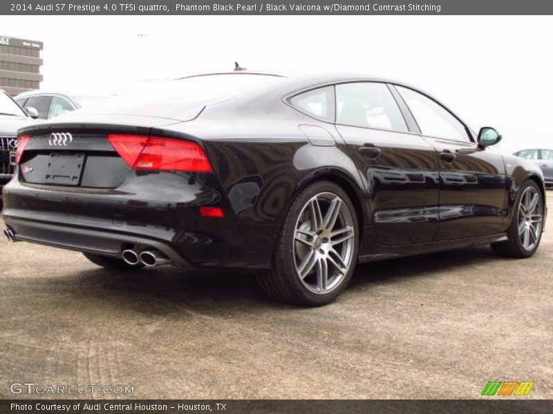 Phantom Black Pearl / Black Valcona w/Diamond Contrast Stitching 2014 Audi S7 Prestige 4.0 TFSI quattro