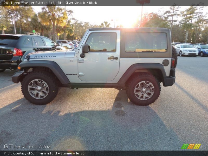 Billet Silver Metallic / Black 2014 Jeep Wrangler Rubicon 4x4
