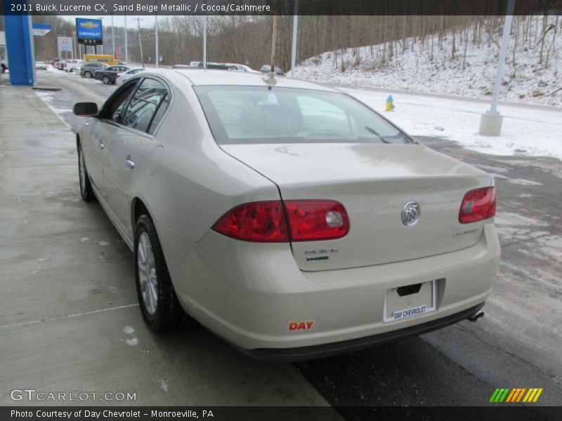 Sand Beige Metallic / Cocoa/Cashmere 2011 Buick Lucerne CX