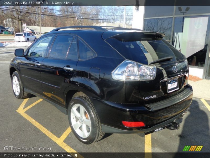 Black Onyx / Ivory 2008 Lexus RX 350 AWD