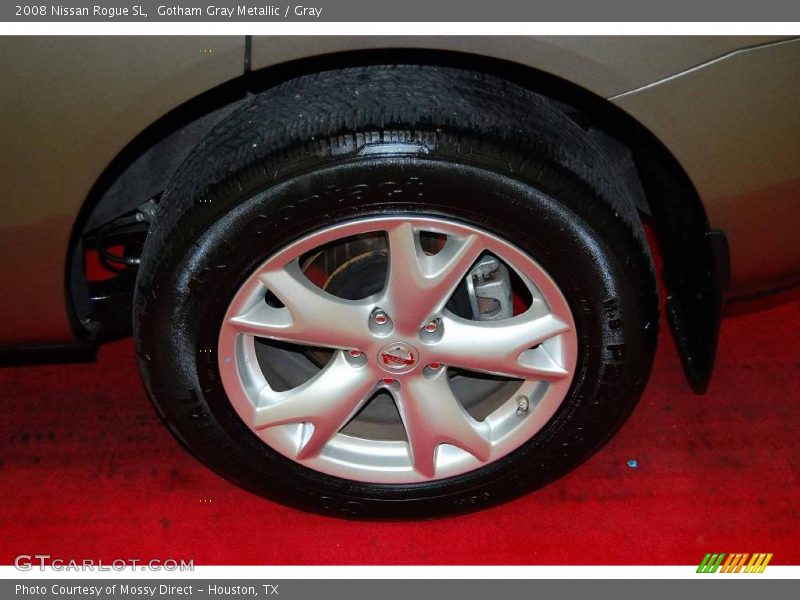 Gotham Gray Metallic / Gray 2008 Nissan Rogue SL