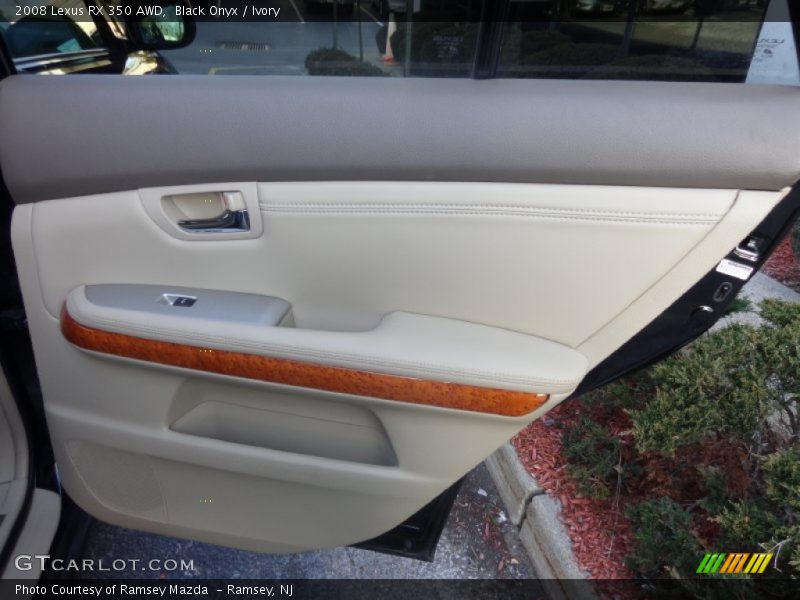 Black Onyx / Ivory 2008 Lexus RX 350 AWD
