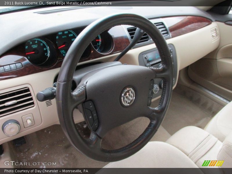 Sand Beige Metallic / Cocoa/Cashmere 2011 Buick Lucerne CX