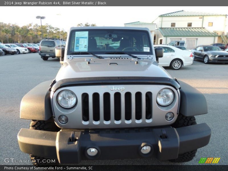 Billet Silver Metallic / Black 2014 Jeep Wrangler Rubicon 4x4