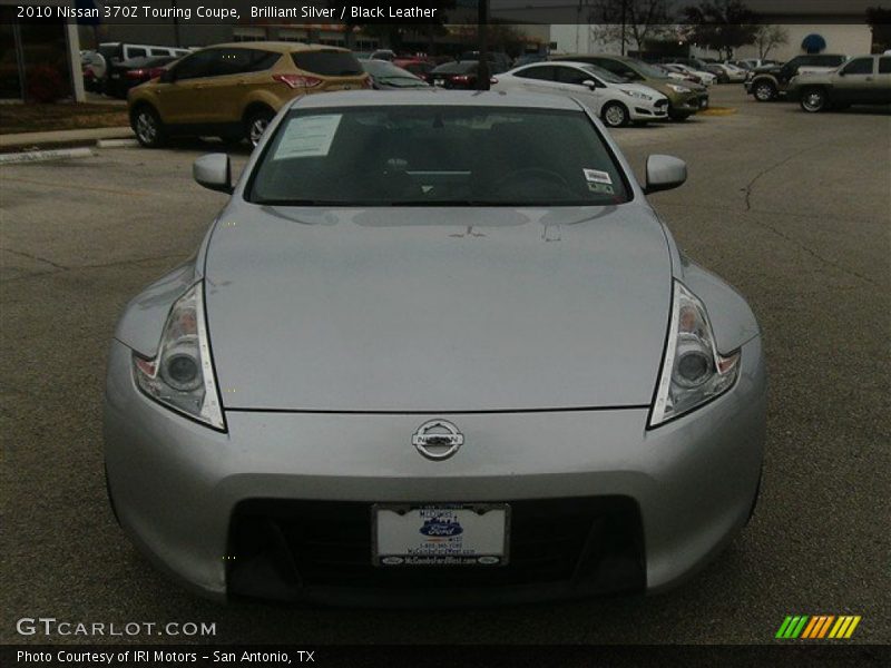 Brilliant Silver / Black Leather 2010 Nissan 370Z Touring Coupe