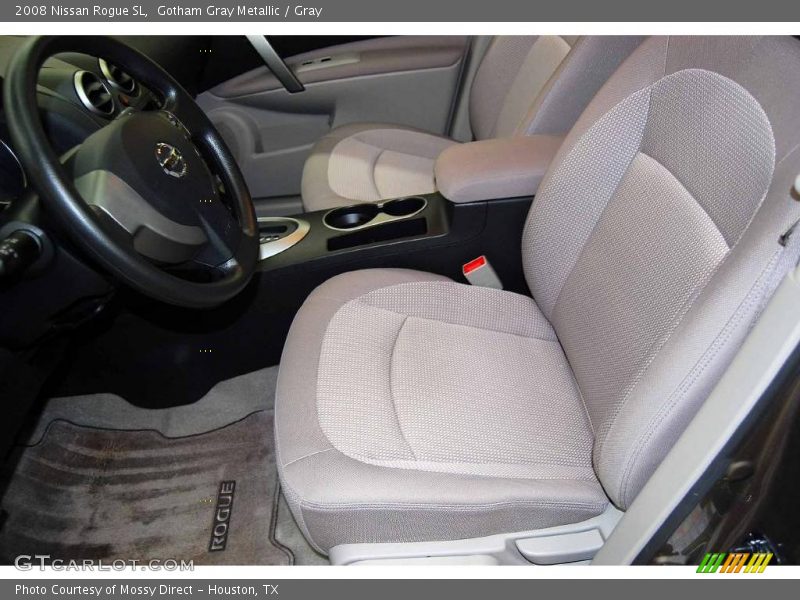 Gotham Gray Metallic / Gray 2008 Nissan Rogue SL