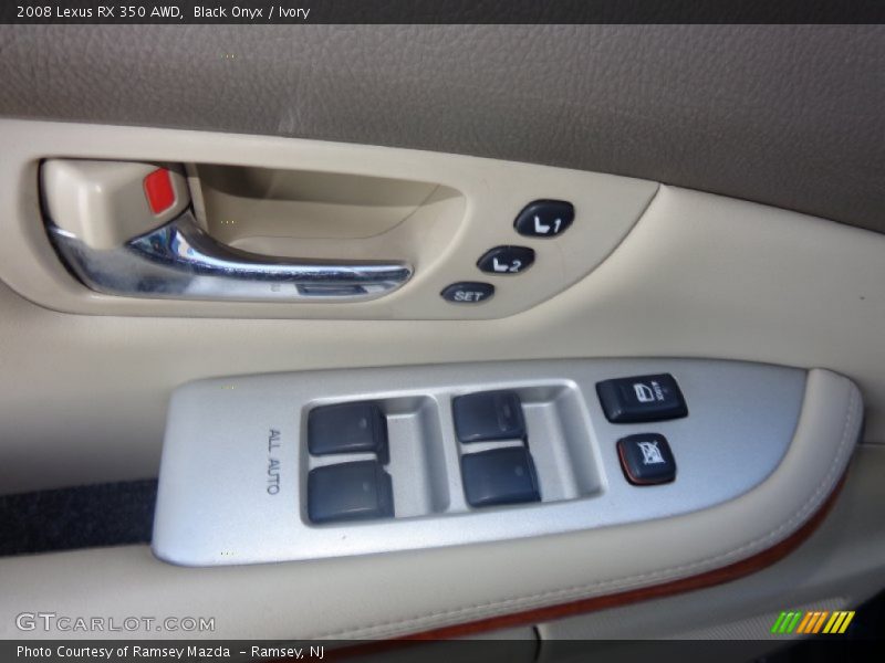 Black Onyx / Ivory 2008 Lexus RX 350 AWD