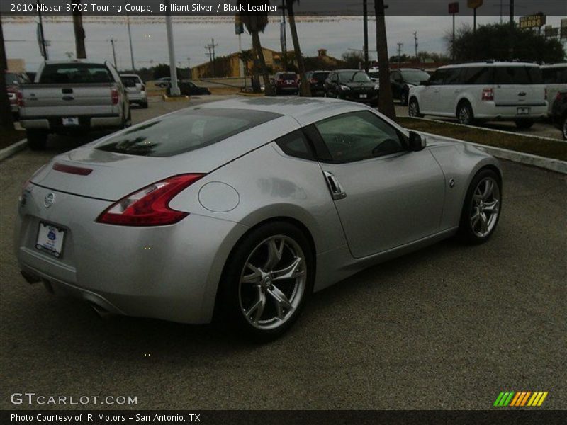 Brilliant Silver / Black Leather 2010 Nissan 370Z Touring Coupe