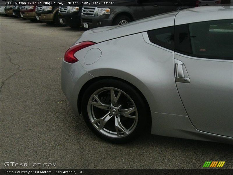 Brilliant Silver / Black Leather 2010 Nissan 370Z Touring Coupe