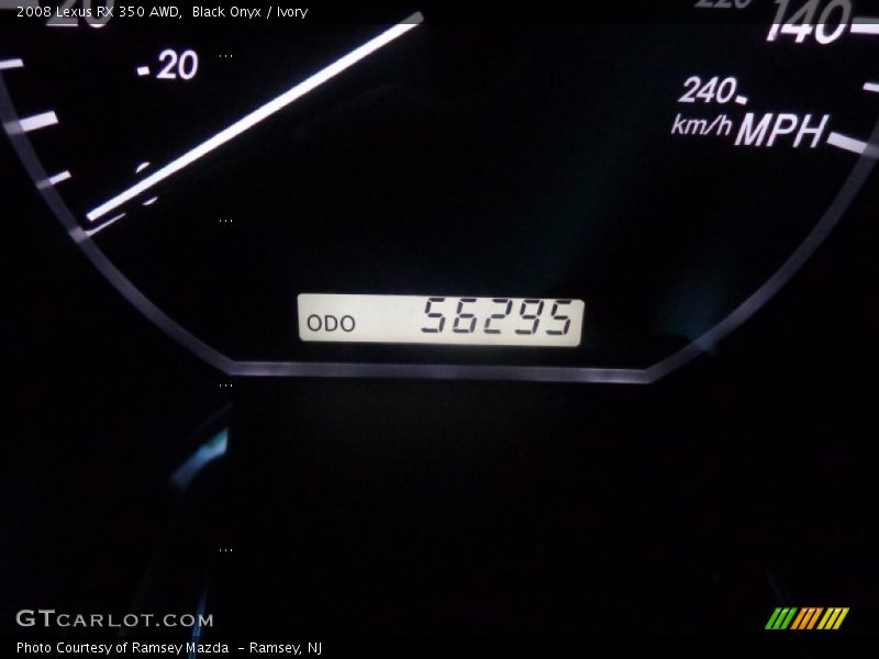 Black Onyx / Ivory 2008 Lexus RX 350 AWD