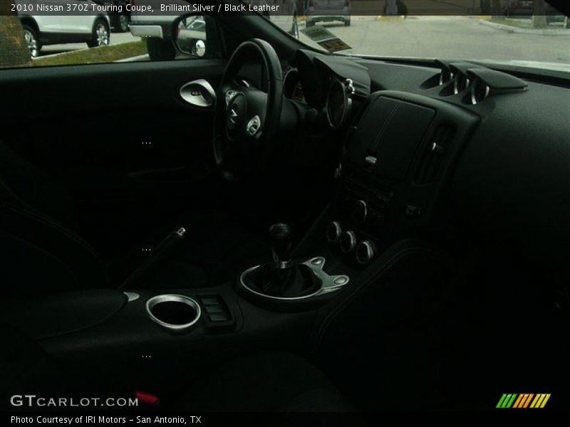 Brilliant Silver / Black Leather 2010 Nissan 370Z Touring Coupe