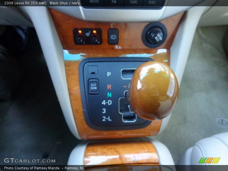 Black Onyx / Ivory 2008 Lexus RX 350 AWD