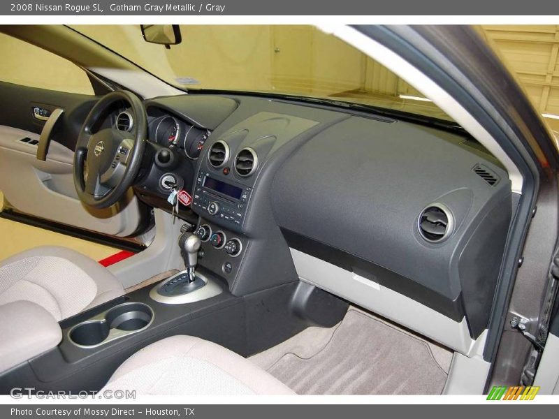 Gotham Gray Metallic / Gray 2008 Nissan Rogue SL