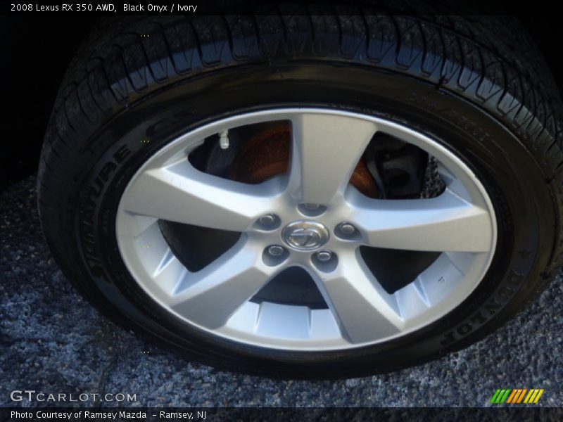 Black Onyx / Ivory 2008 Lexus RX 350 AWD