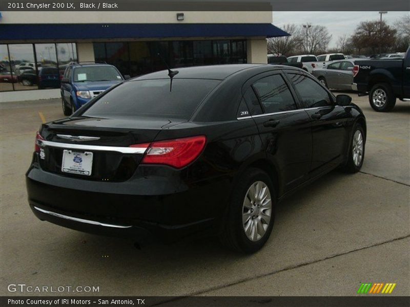 Black / Black 2011 Chrysler 200 LX