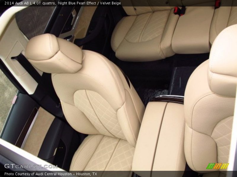 Night Blue Pearl Effect / Velvet Beige 2014 Audi A8 L 4.0T quattro
