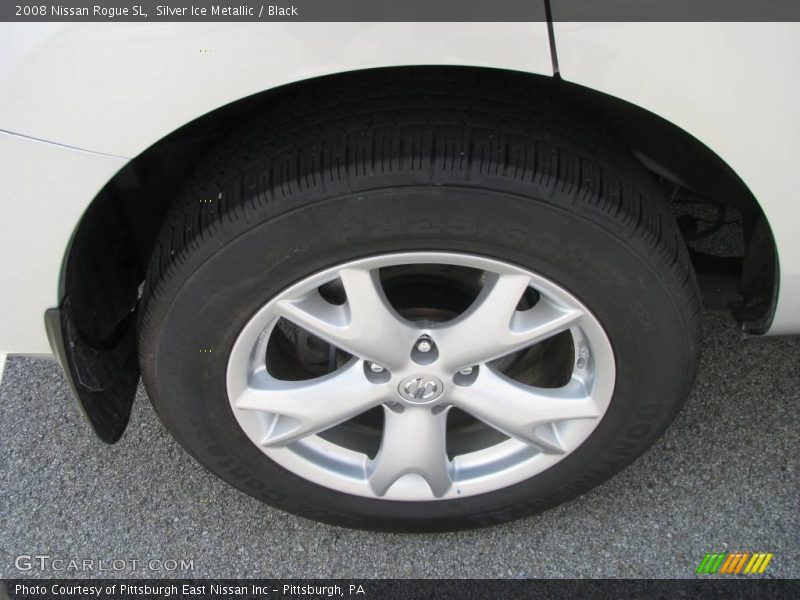 Silver Ice Metallic / Black 2008 Nissan Rogue SL