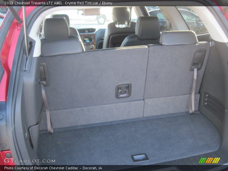 Crystal Red Tintcoat / Ebony 2013 Chevrolet Traverse LTZ AWD