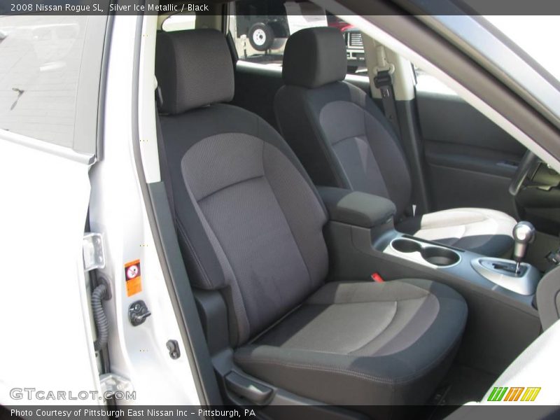 Silver Ice Metallic / Black 2008 Nissan Rogue SL