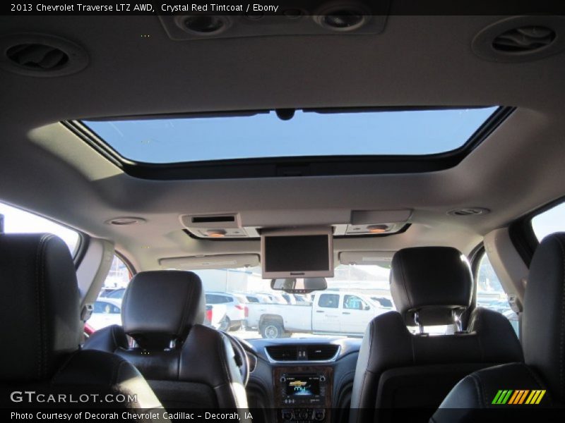 Crystal Red Tintcoat / Ebony 2013 Chevrolet Traverse LTZ AWD