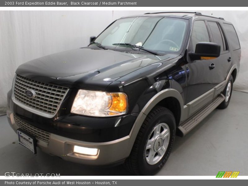 Black Clearcoat / Medium Parchment 2003 Ford Expedition Eddie Bauer