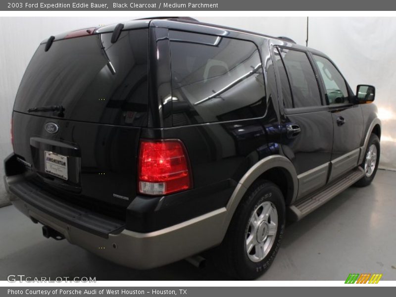 Black Clearcoat / Medium Parchment 2003 Ford Expedition Eddie Bauer