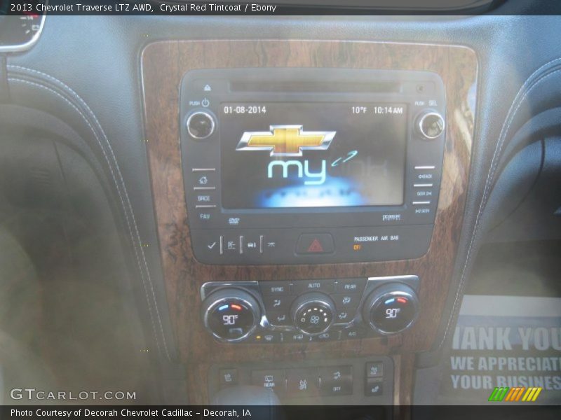 Crystal Red Tintcoat / Ebony 2013 Chevrolet Traverse LTZ AWD