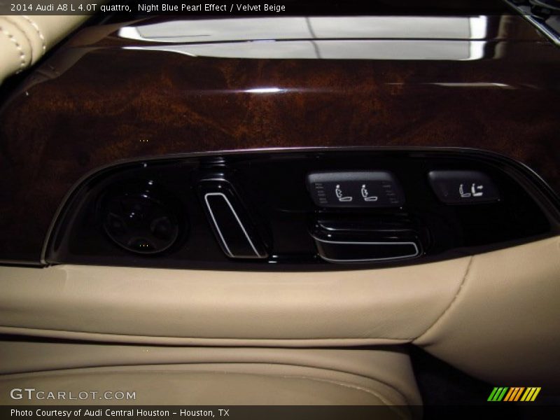 Night Blue Pearl Effect / Velvet Beige 2014 Audi A8 L 4.0T quattro