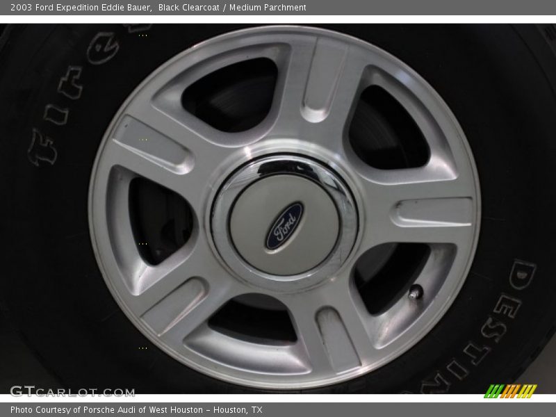 Black Clearcoat / Medium Parchment 2003 Ford Expedition Eddie Bauer