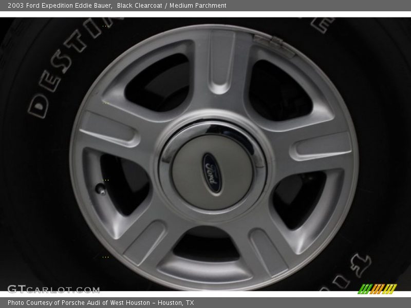 Black Clearcoat / Medium Parchment 2003 Ford Expedition Eddie Bauer