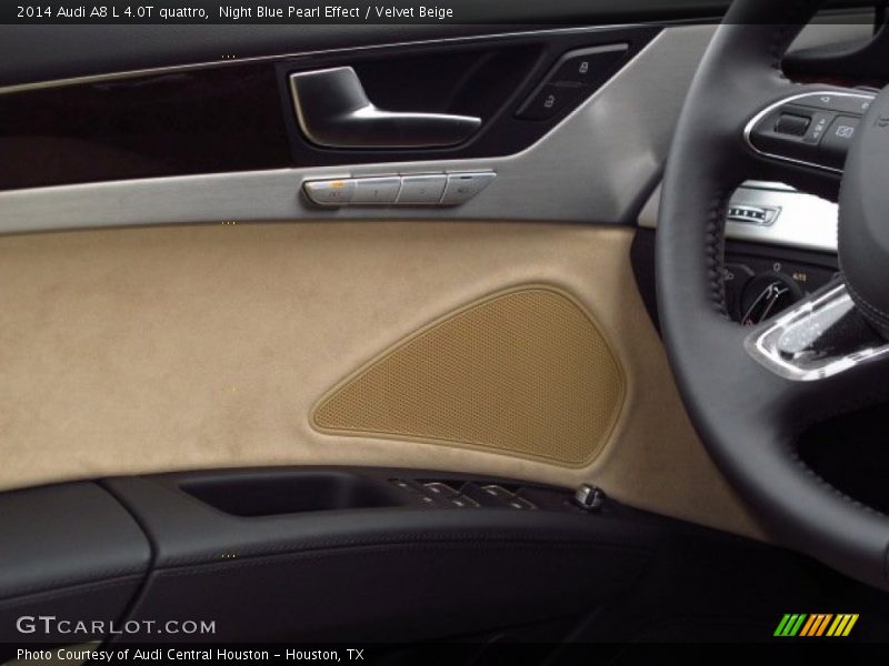 Night Blue Pearl Effect / Velvet Beige 2014 Audi A8 L 4.0T quattro