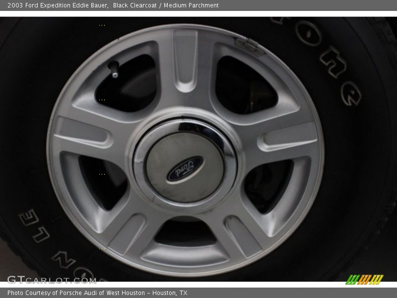 Black Clearcoat / Medium Parchment 2003 Ford Expedition Eddie Bauer